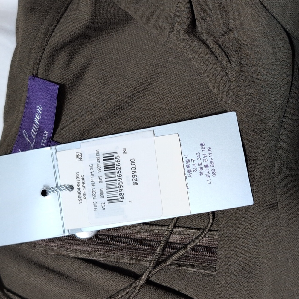 Aletta Jersey Evening Dress. Ralph Lauren Collection. - Picture 11 of 11